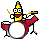 (drums)